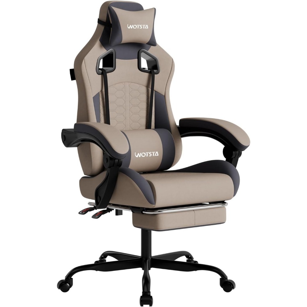 Gaming & Esports District - Ergonomiczne krzesło gamingowe z funkcją masażu,