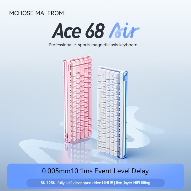 Esports Gamers - Klawiatura mechaniczna Mchose Ace68 Air Magnetic