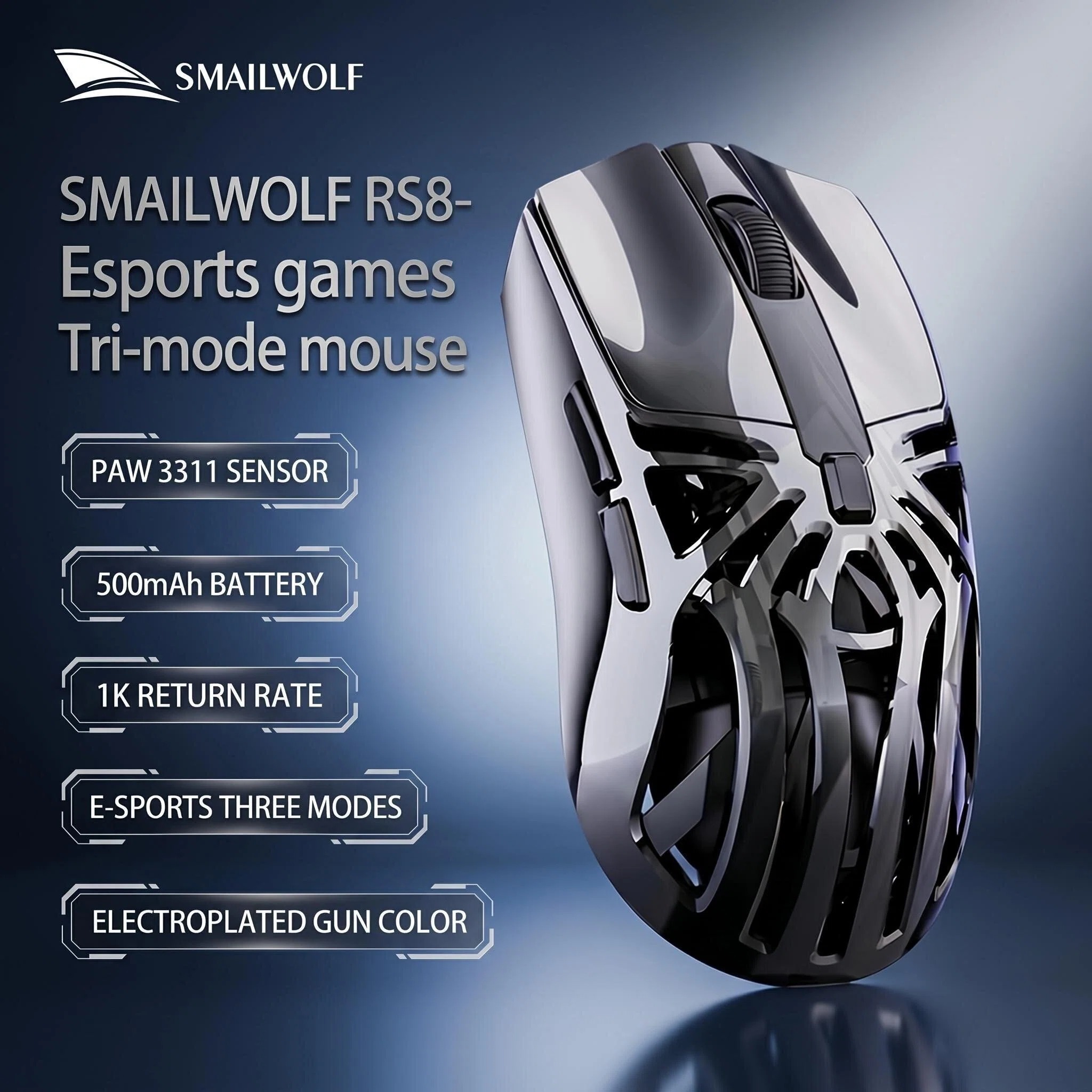 Mysz bezprzewodowa Bluetooth S – Esports Gaming Mouse Wireless recenzja i cena