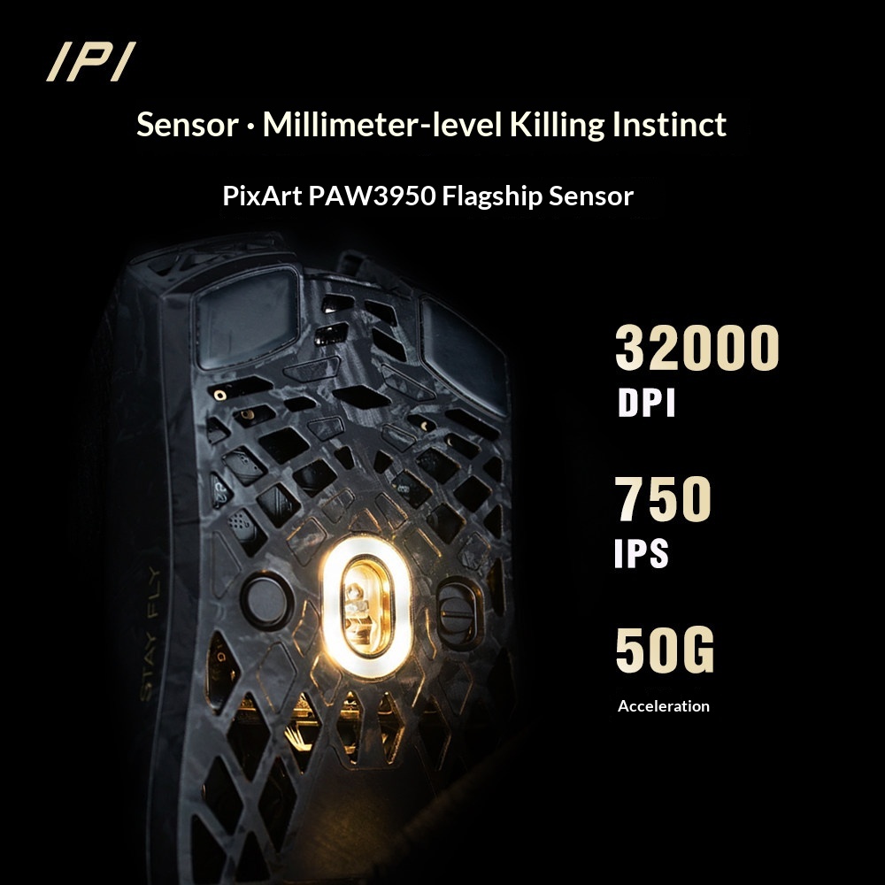 Mysz bezprzewodowa IPI FLY z w – Esports Gaming Mouse Wireless recenzja i cena